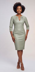 Mint green dress