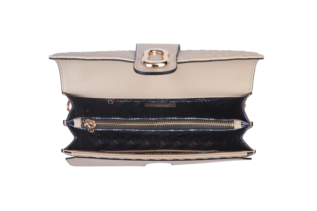 Nude buckle bag