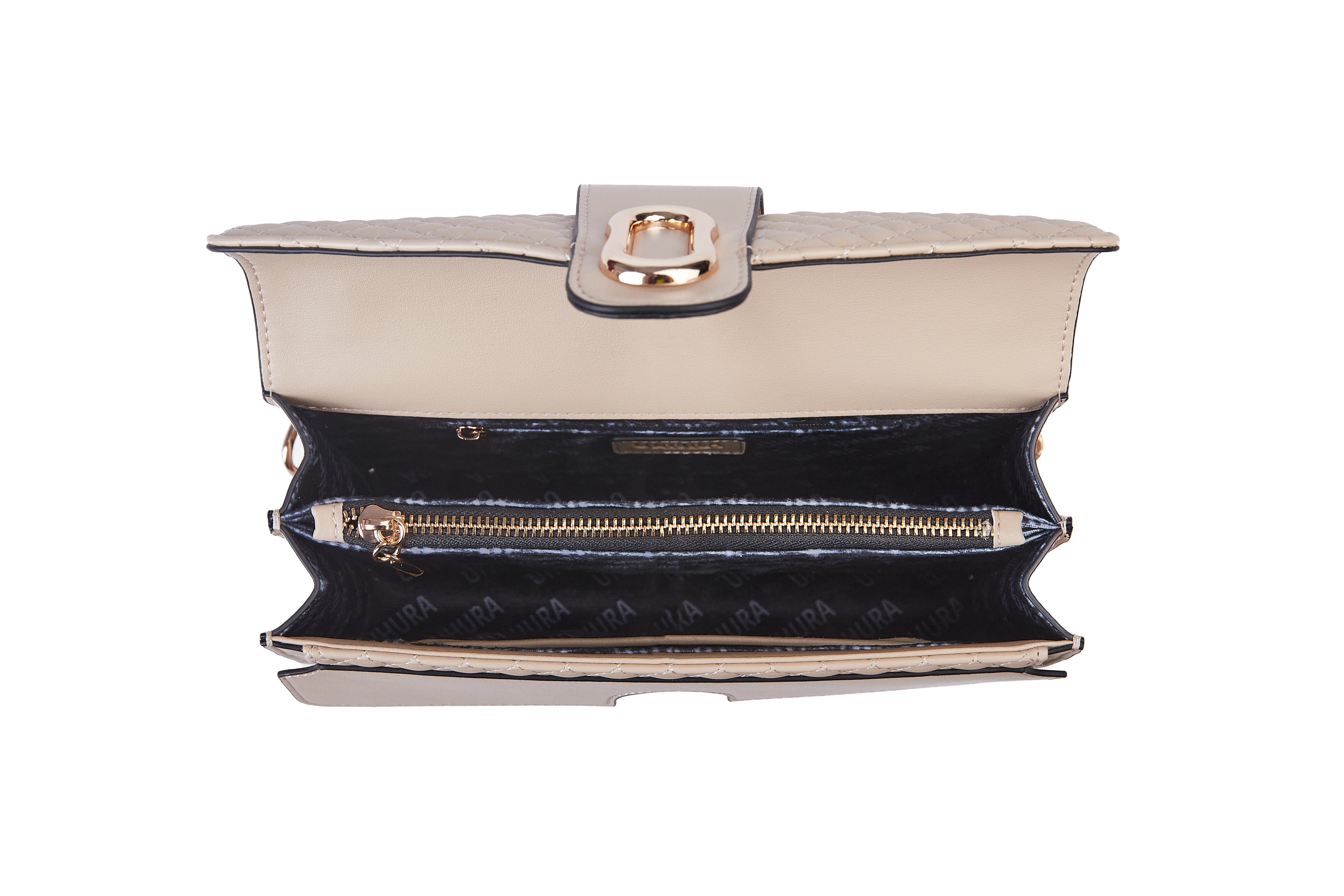 Nude buckle bag