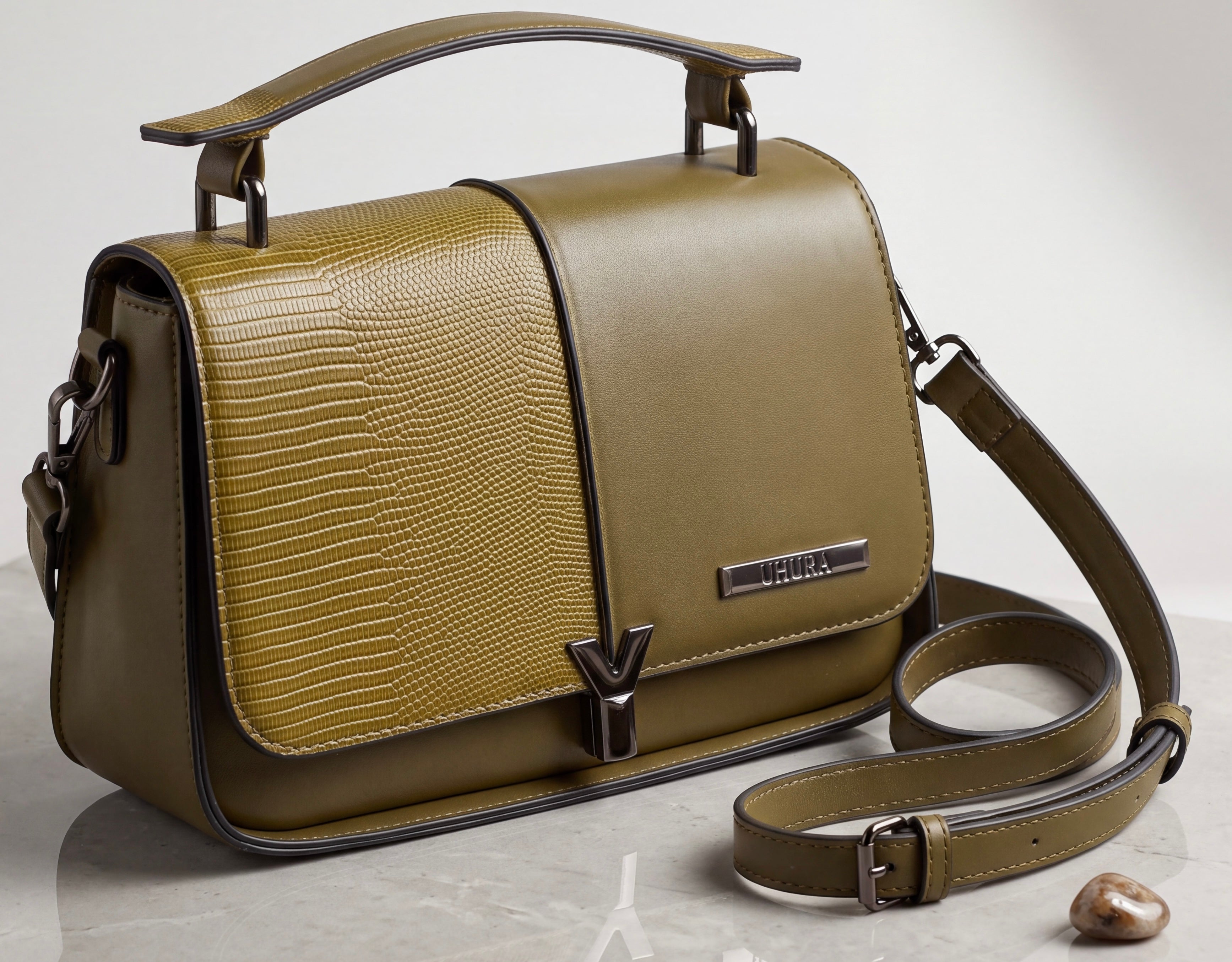 Green office bag