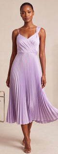 Lilac pleated dress