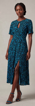 Print slit dresses