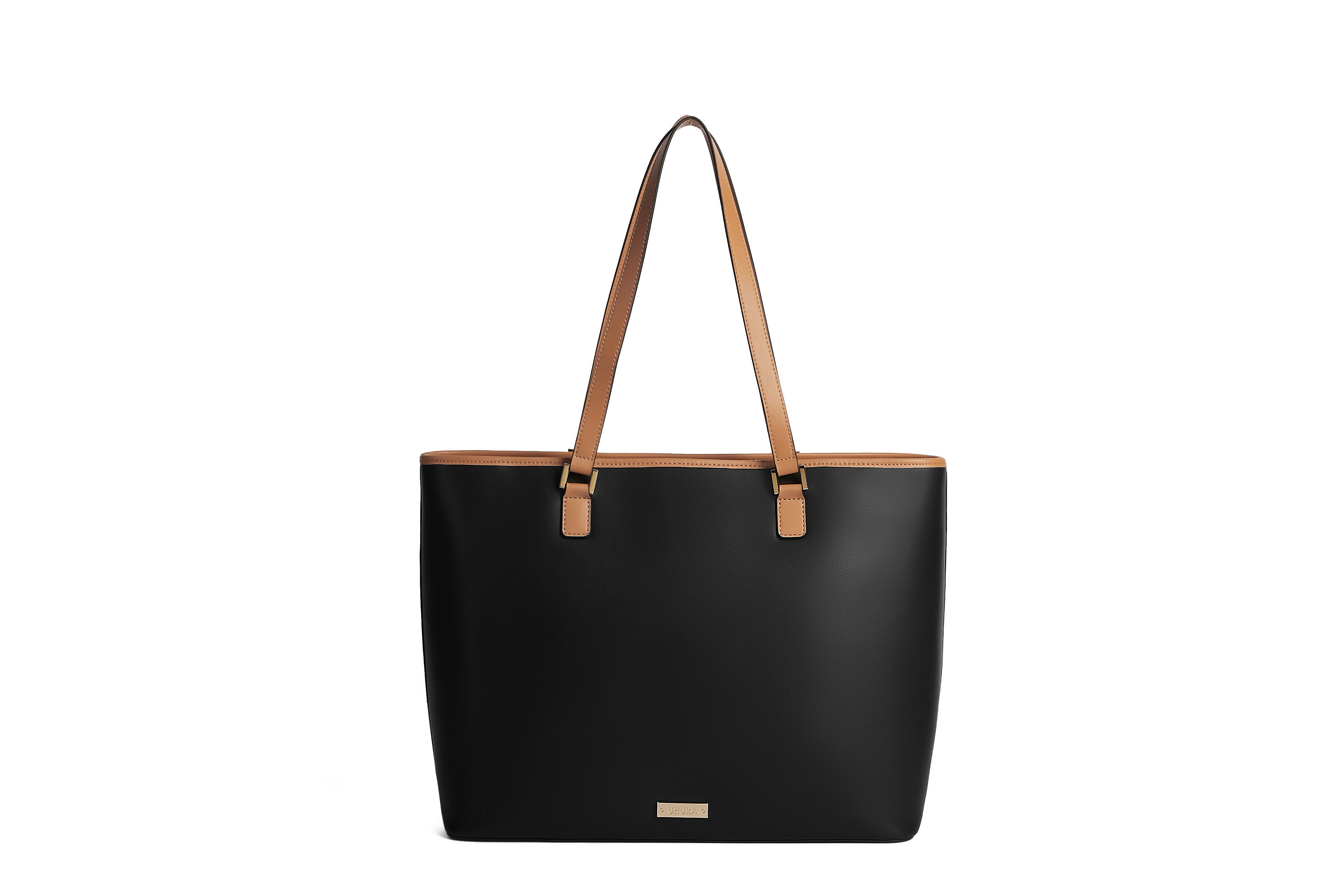 Black large tote bag