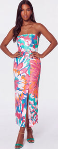 Midi floral dress