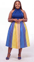 2 in 1 midi dress