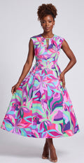 Floral tea dress