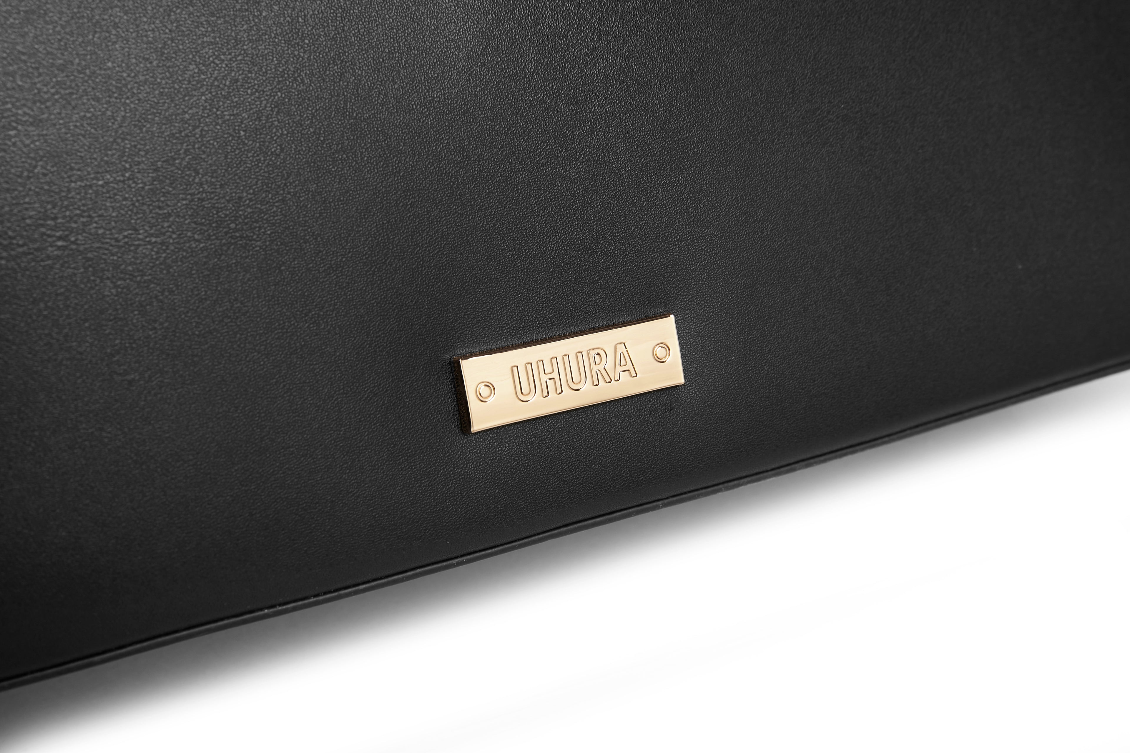 Black large tote bag