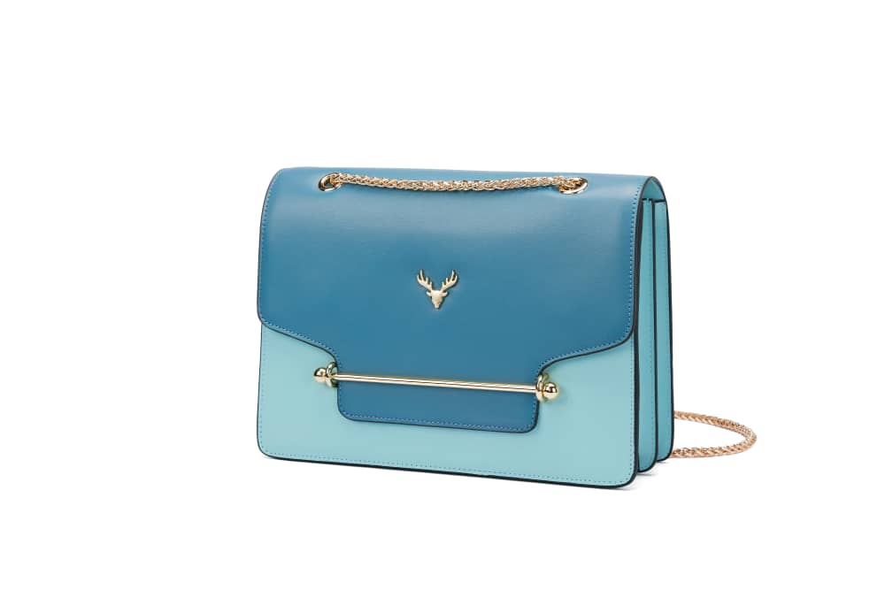 Aqua medium size bag
