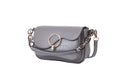 Grey medium size buckle bag