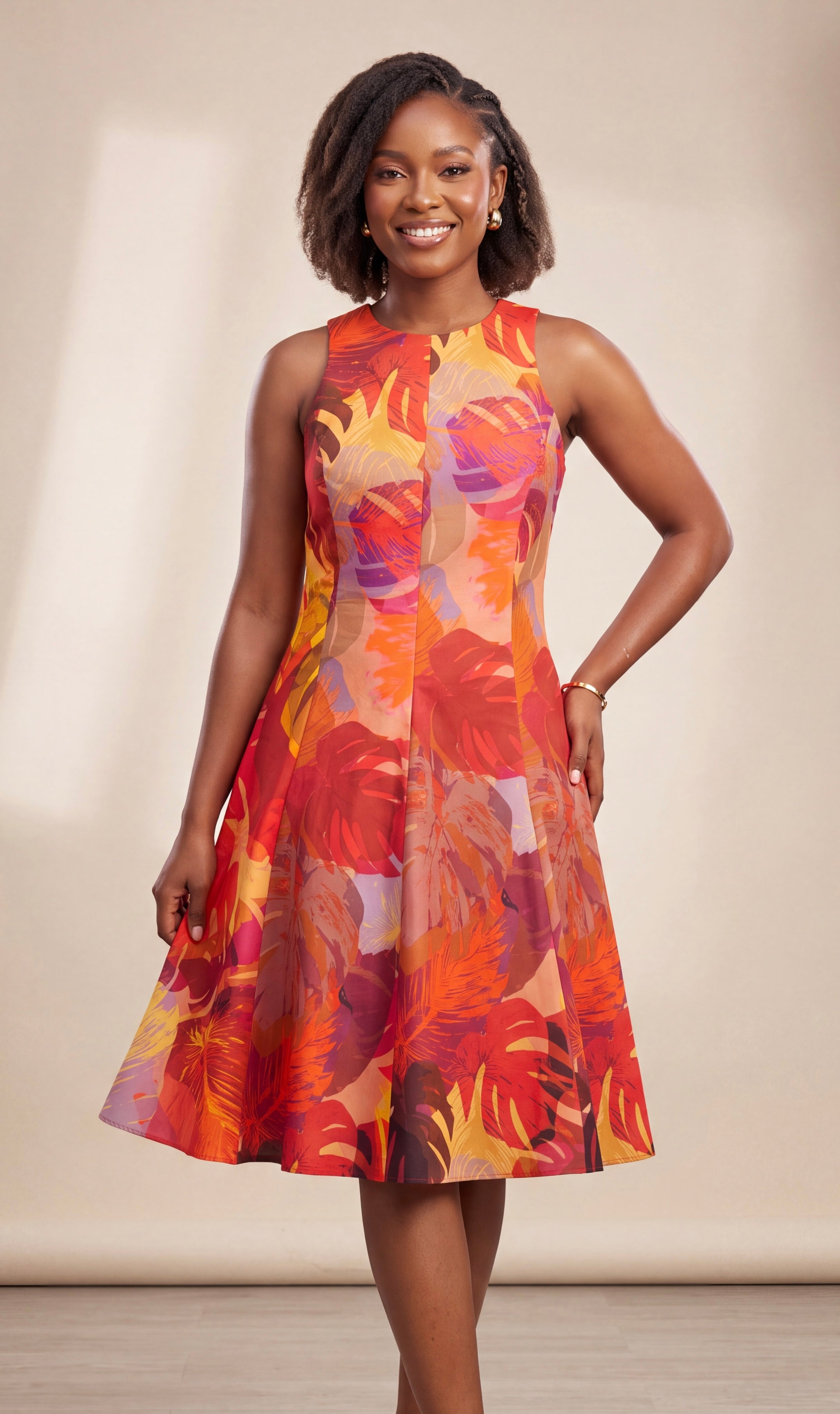 Print dress