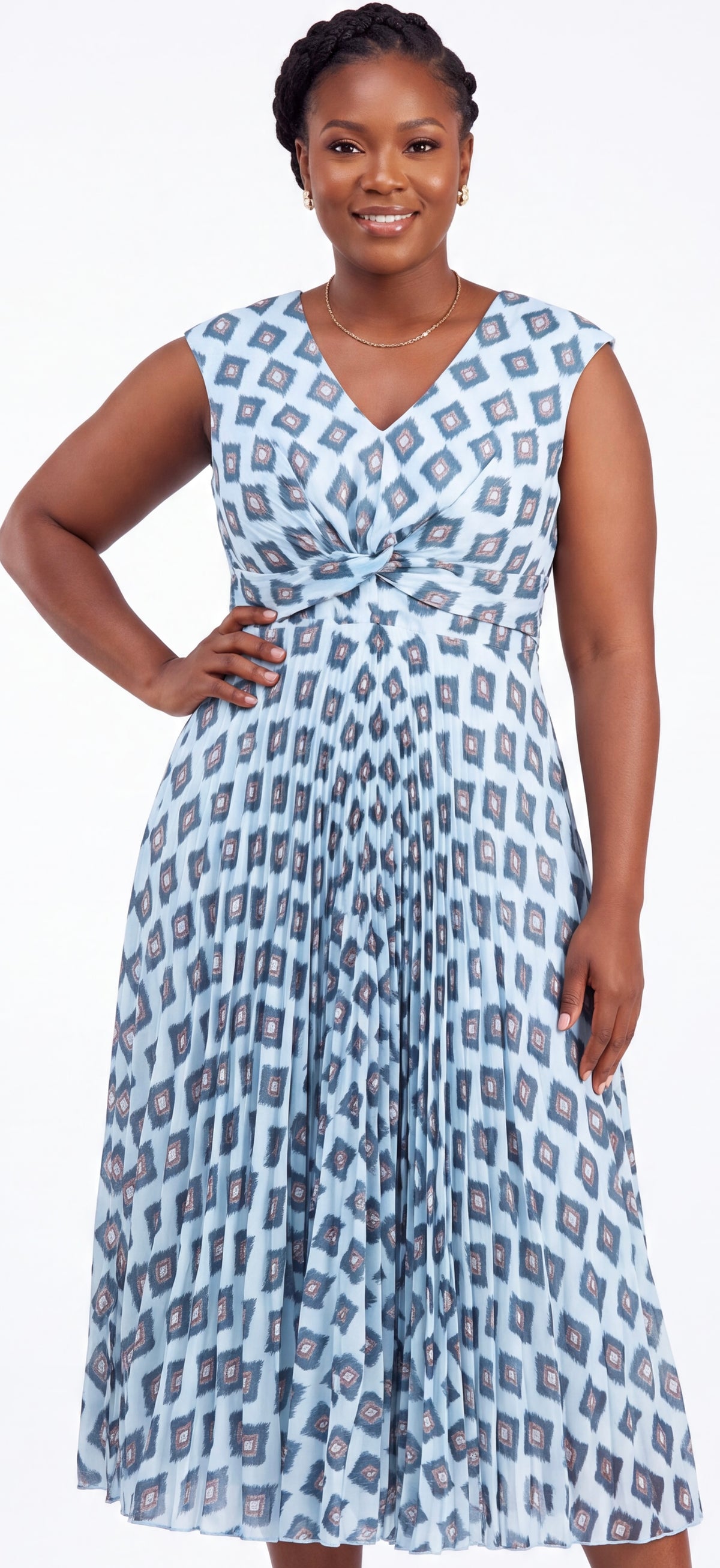 Midi tea length dress