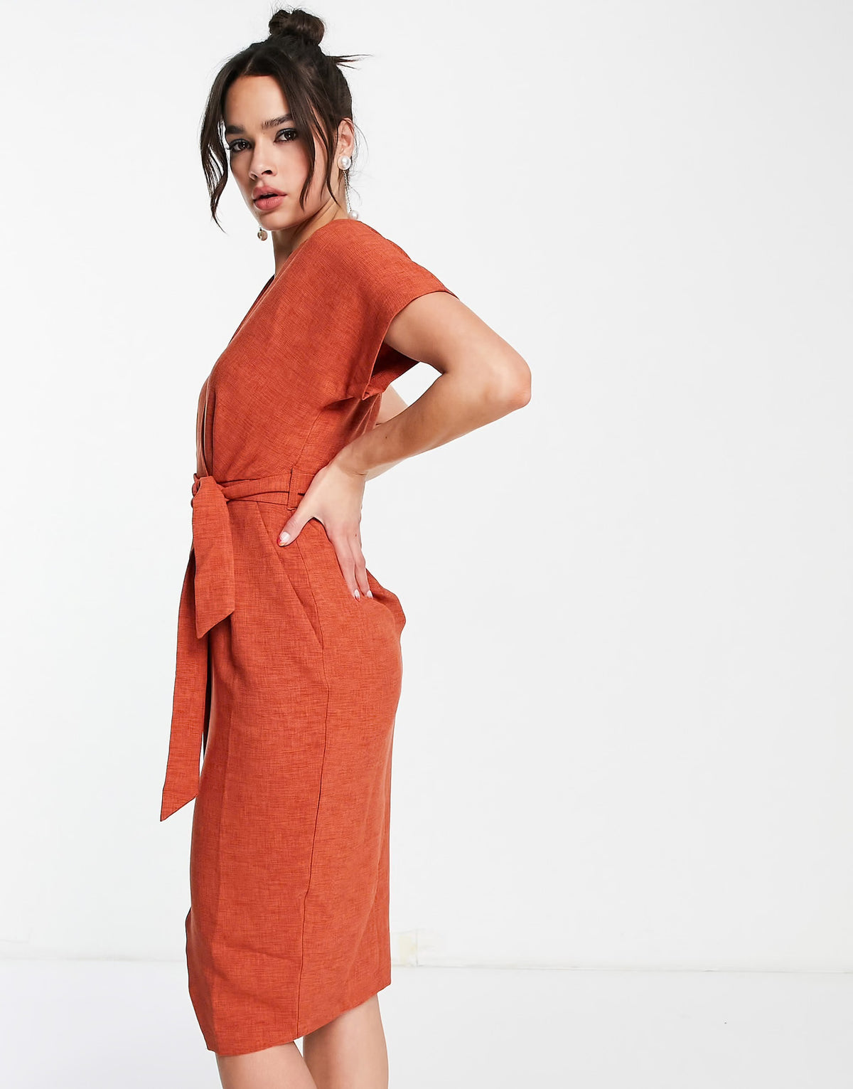 Mud wrap dress