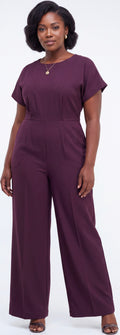 Wine jumpsuit