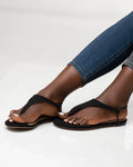Black tea sandals