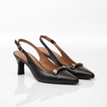 Black court heels