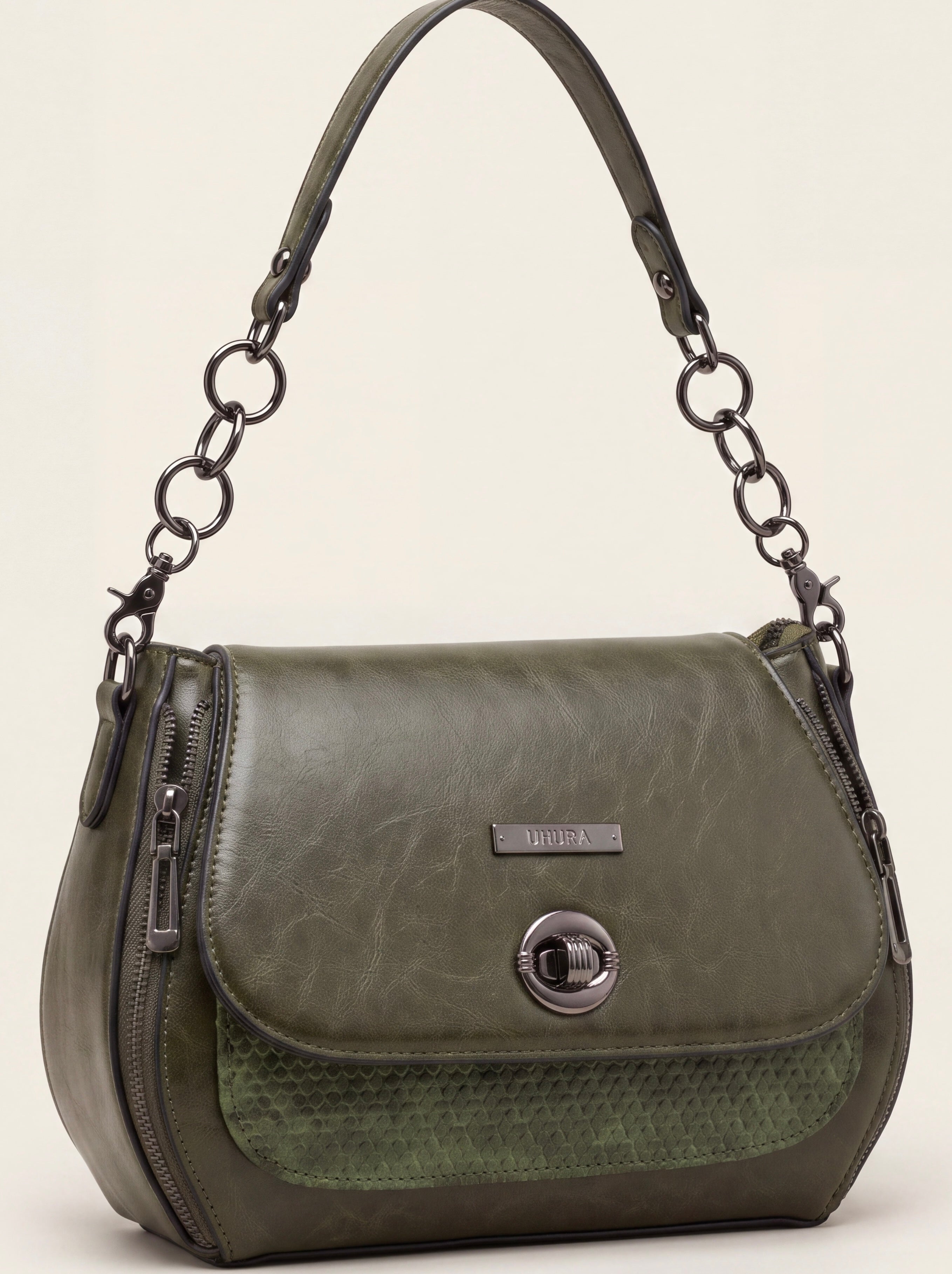 Green medium size bag