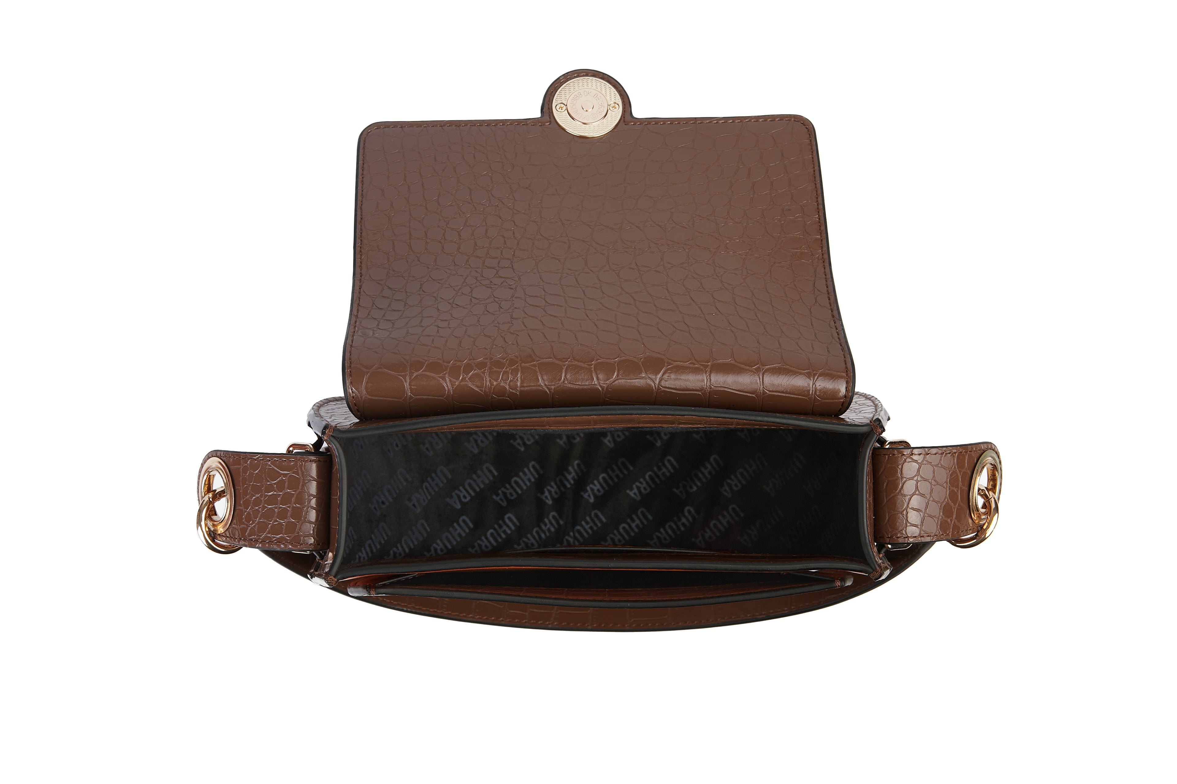 Croc coffee saddle bag