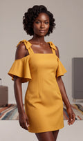 Mustard dress