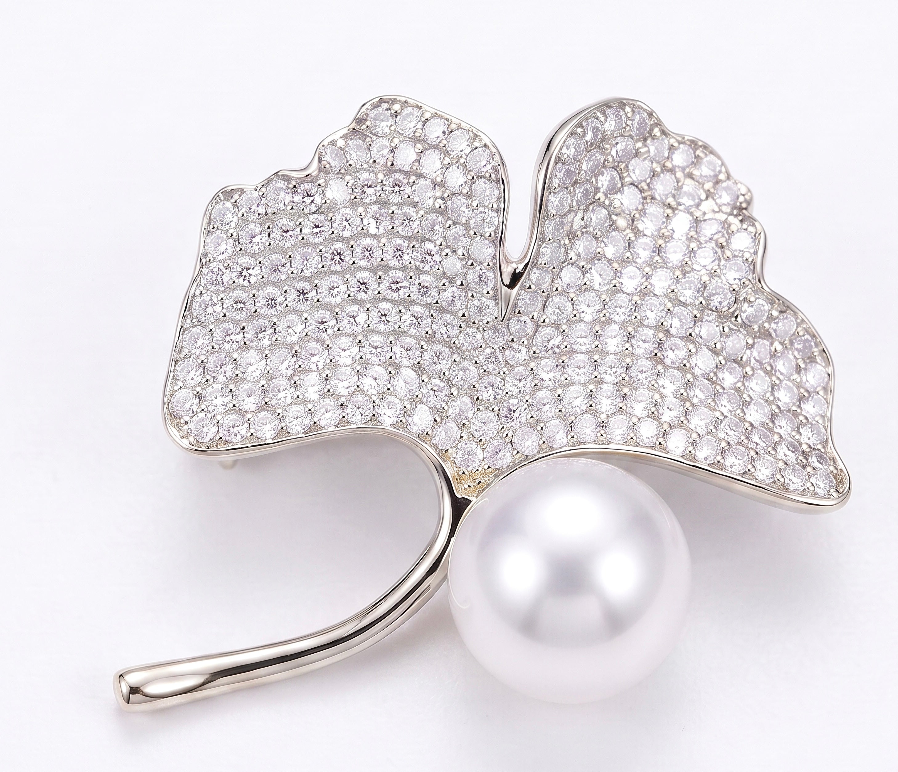 Silver brooch