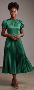 Midi green dress