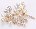 Gold brooch