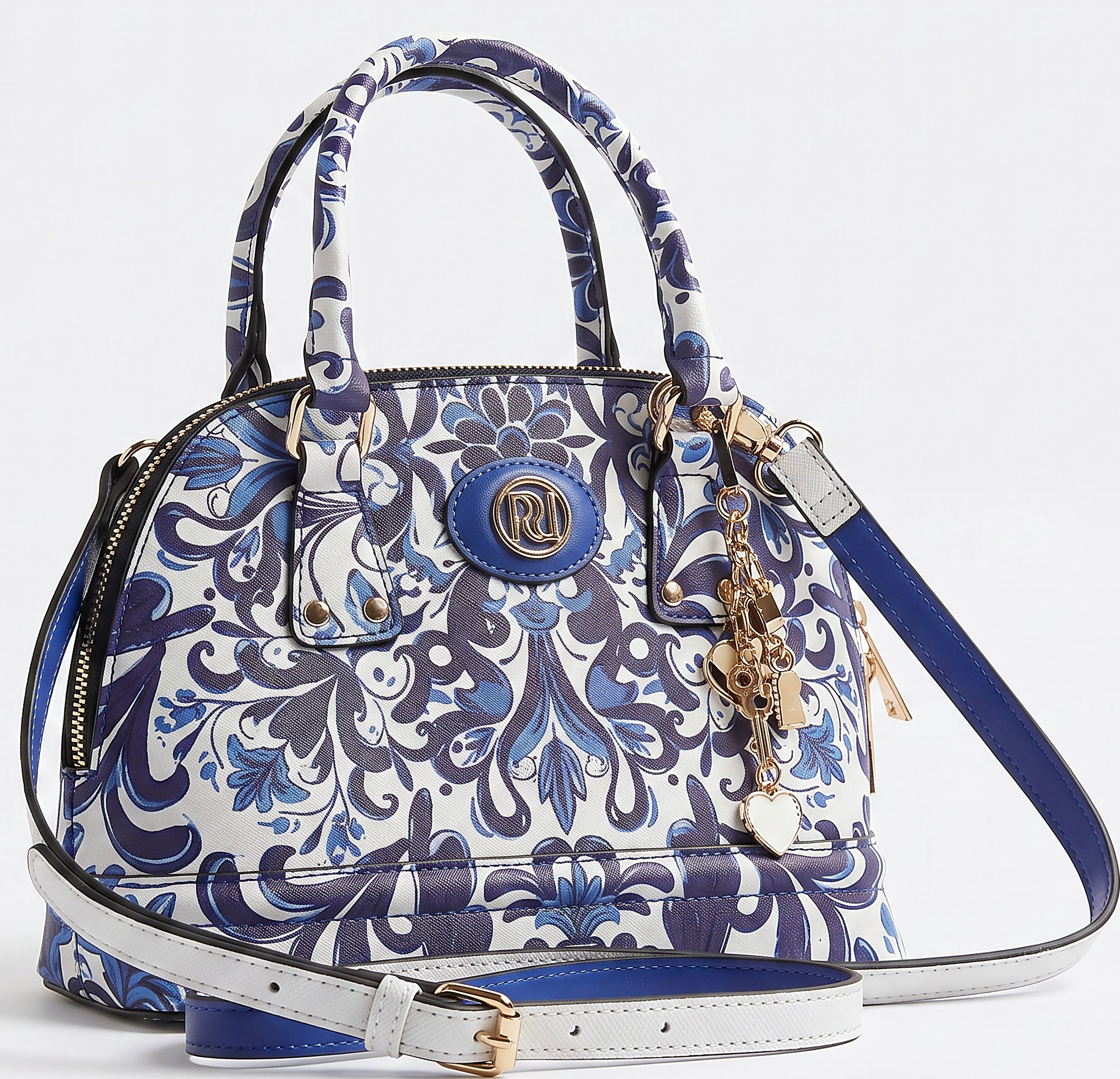 Blue floral bag