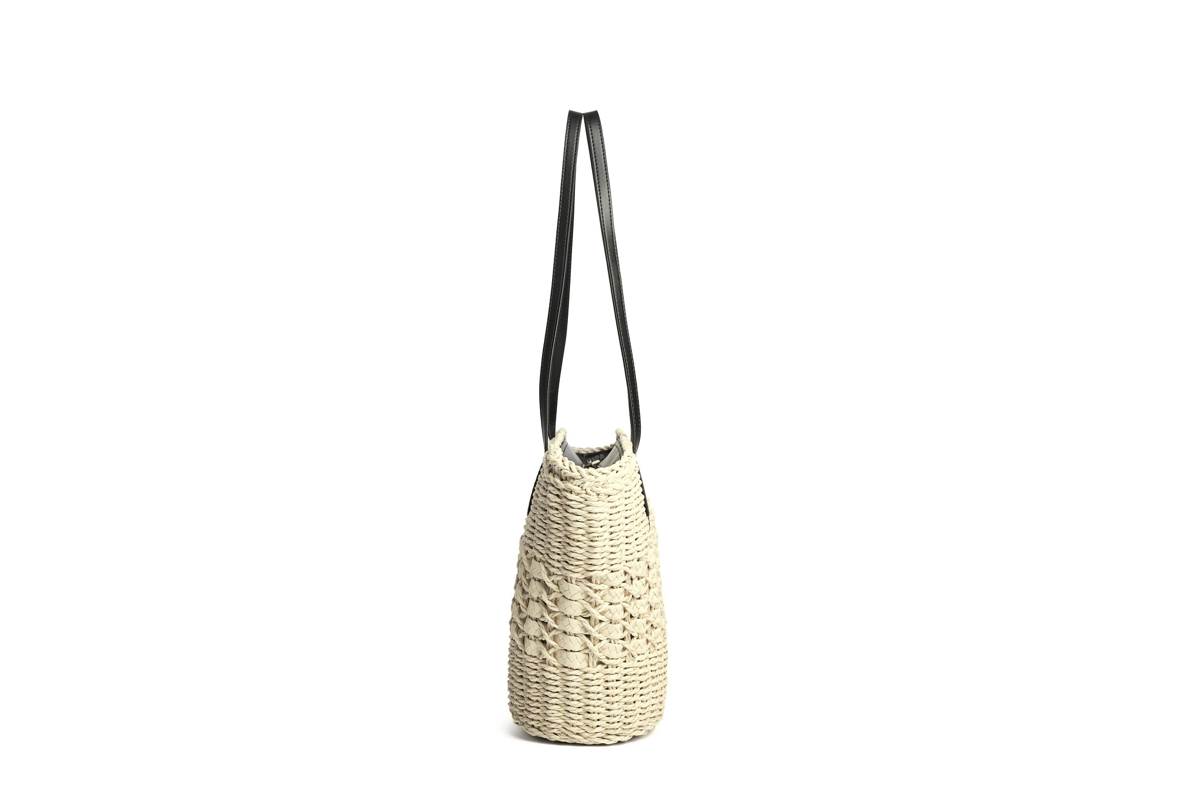 Blck basket medium size bag
