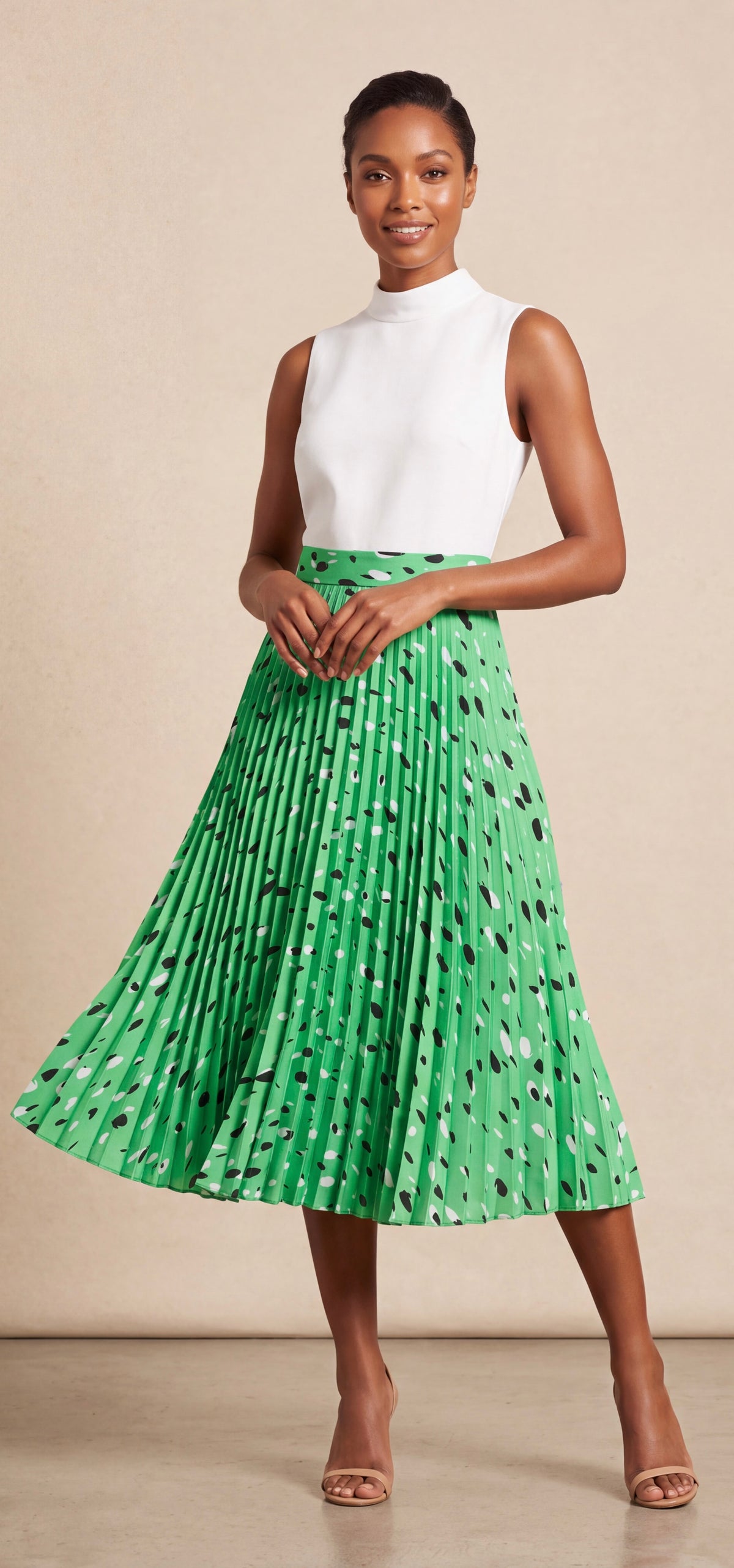 2 in 1 midi dress