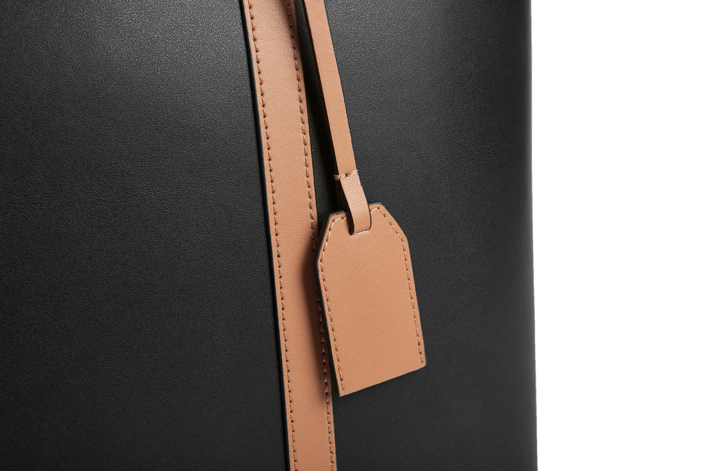 Black large tote bag