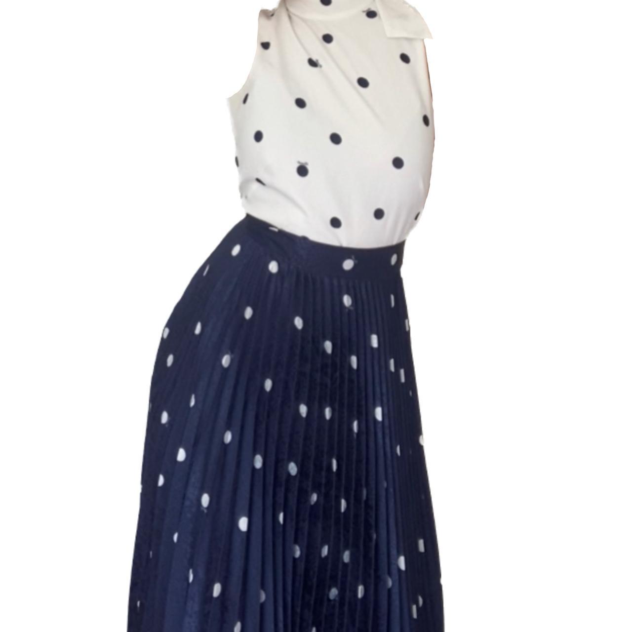 Polka dot 2 in 1 dress
