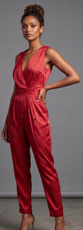 Red jumpsuit