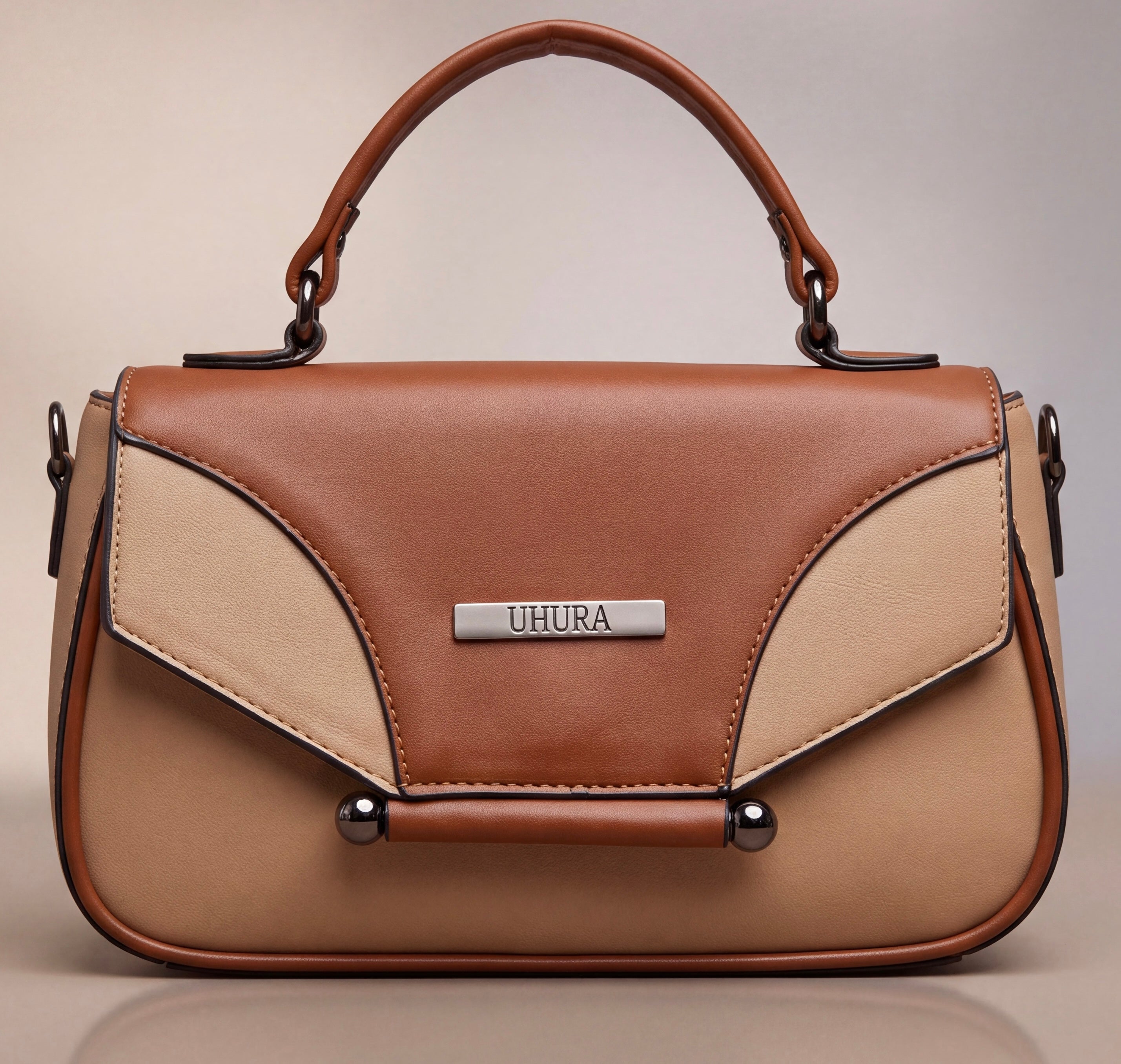 Tan office bag