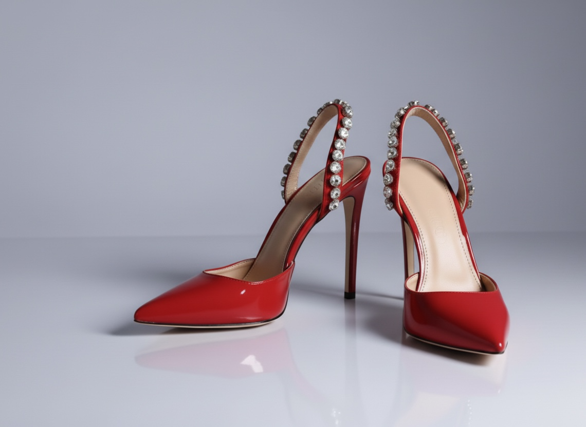 Red diamond heels