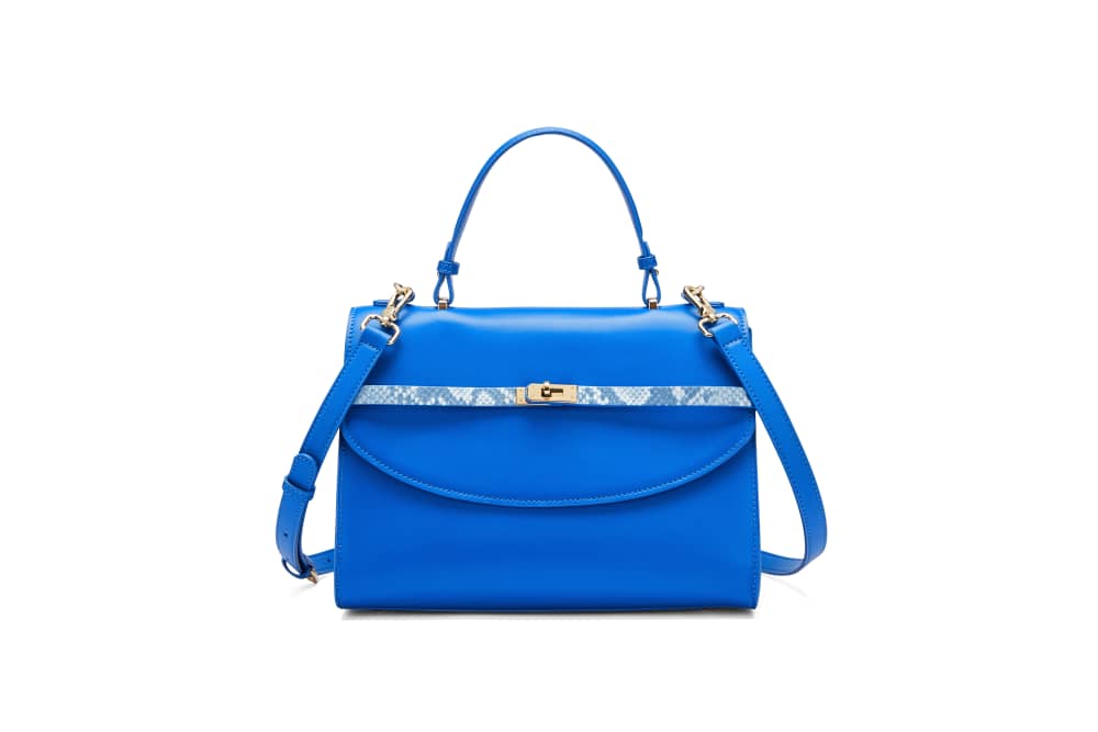 Blue medium size office bag