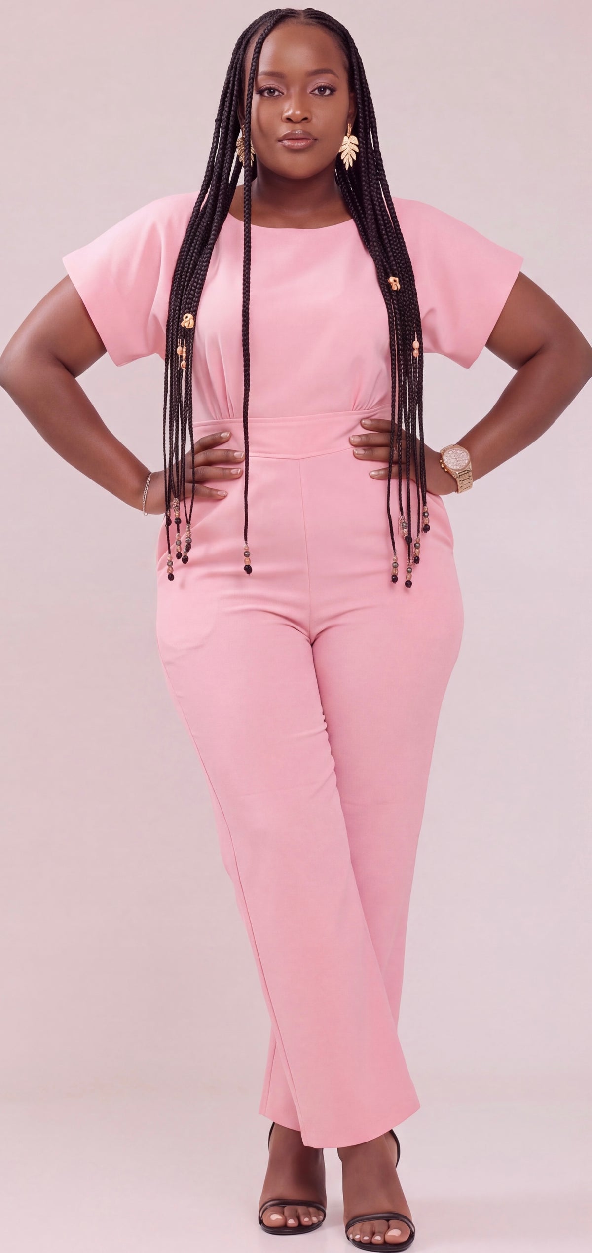 Pink jumpsuit