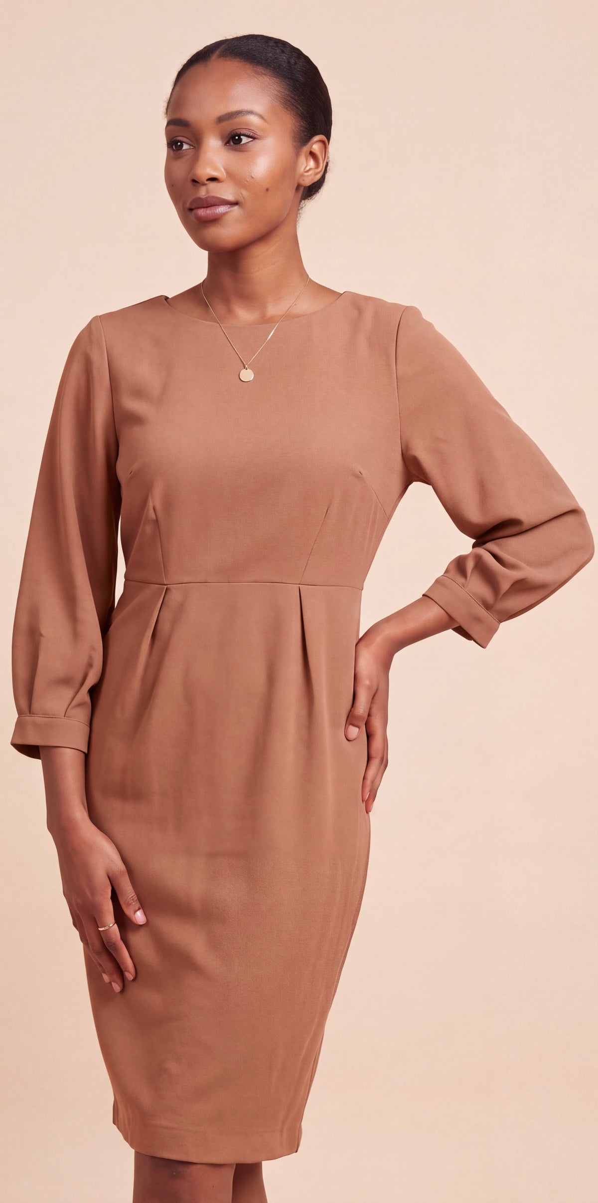 Tan dress