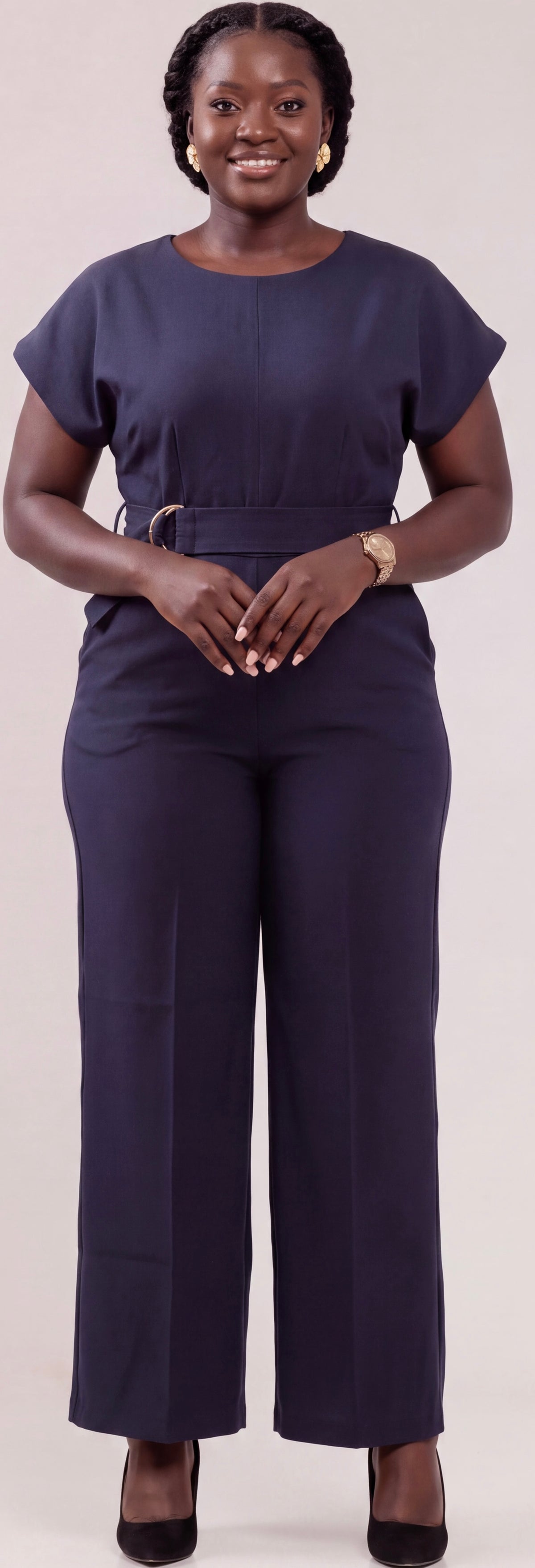 Navy jumpsuit