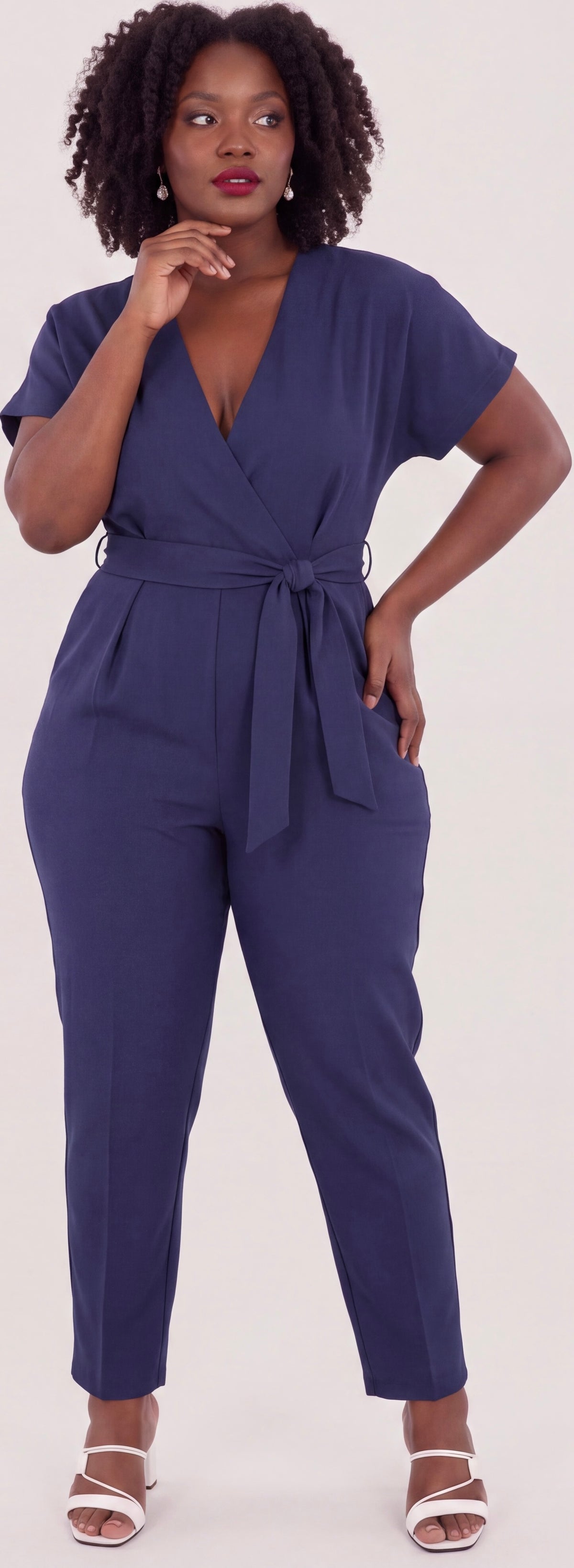 Navy jumpsuit