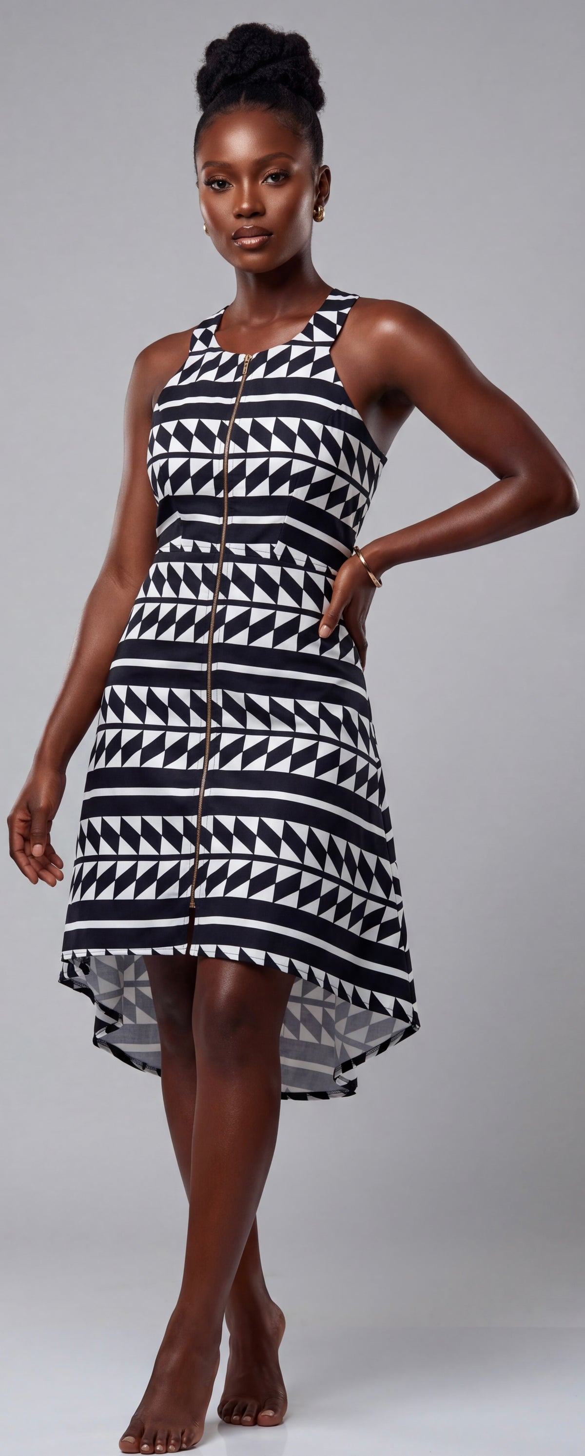 Mono aztec dress