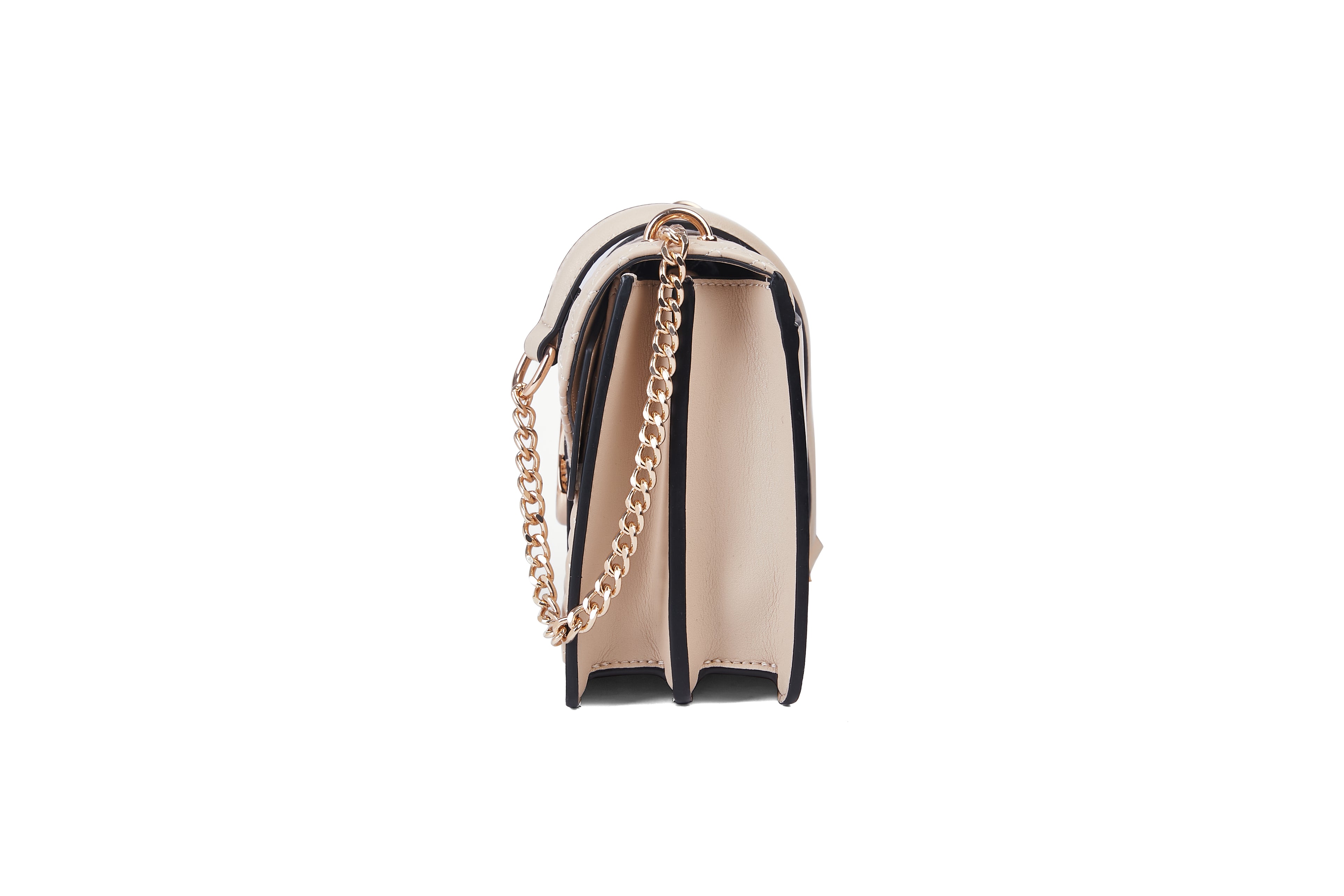 Nude buckle bag