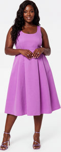 Purple skater dress