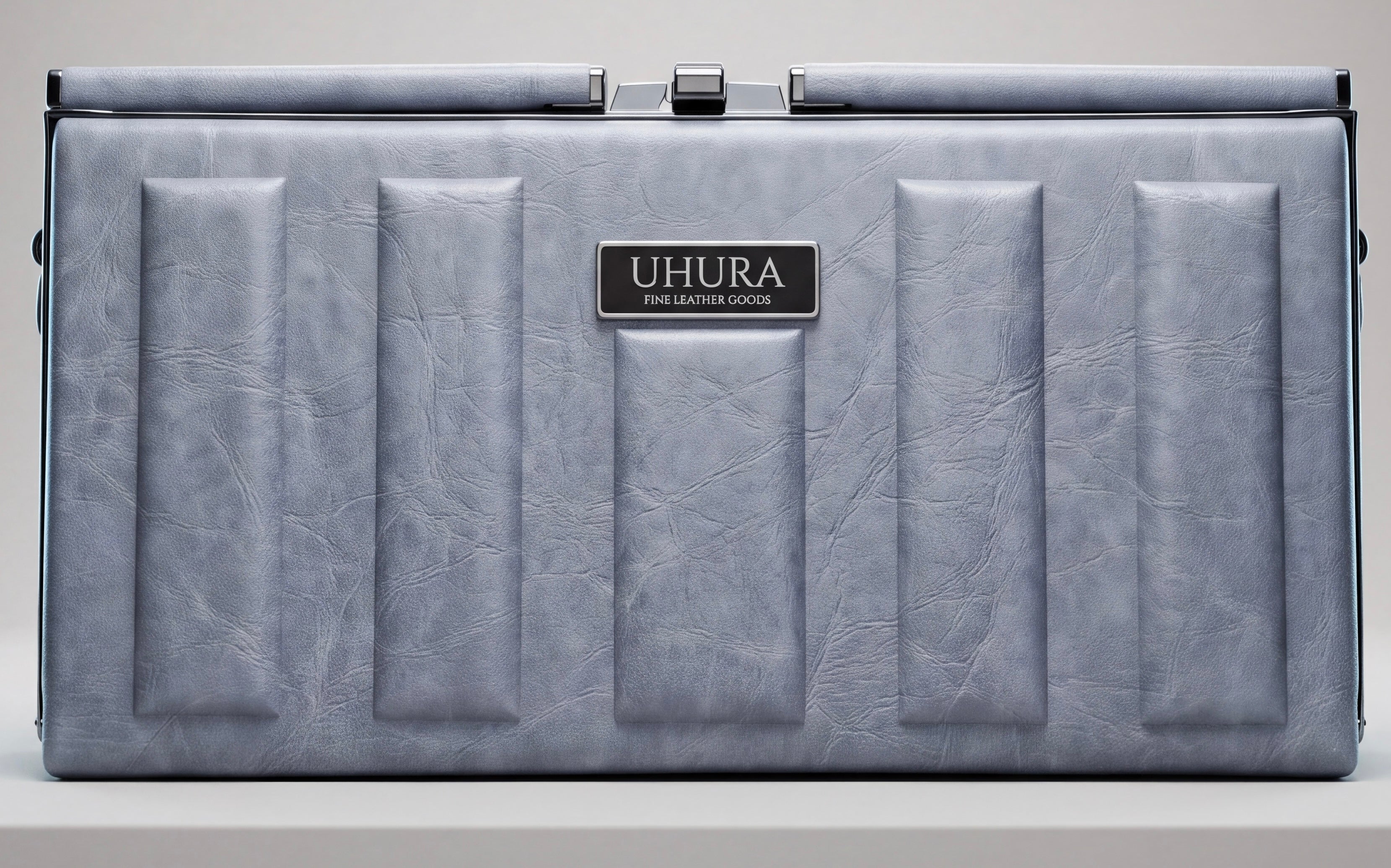 Sky blue clutch