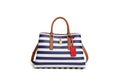 Blue mono chrome medium bag