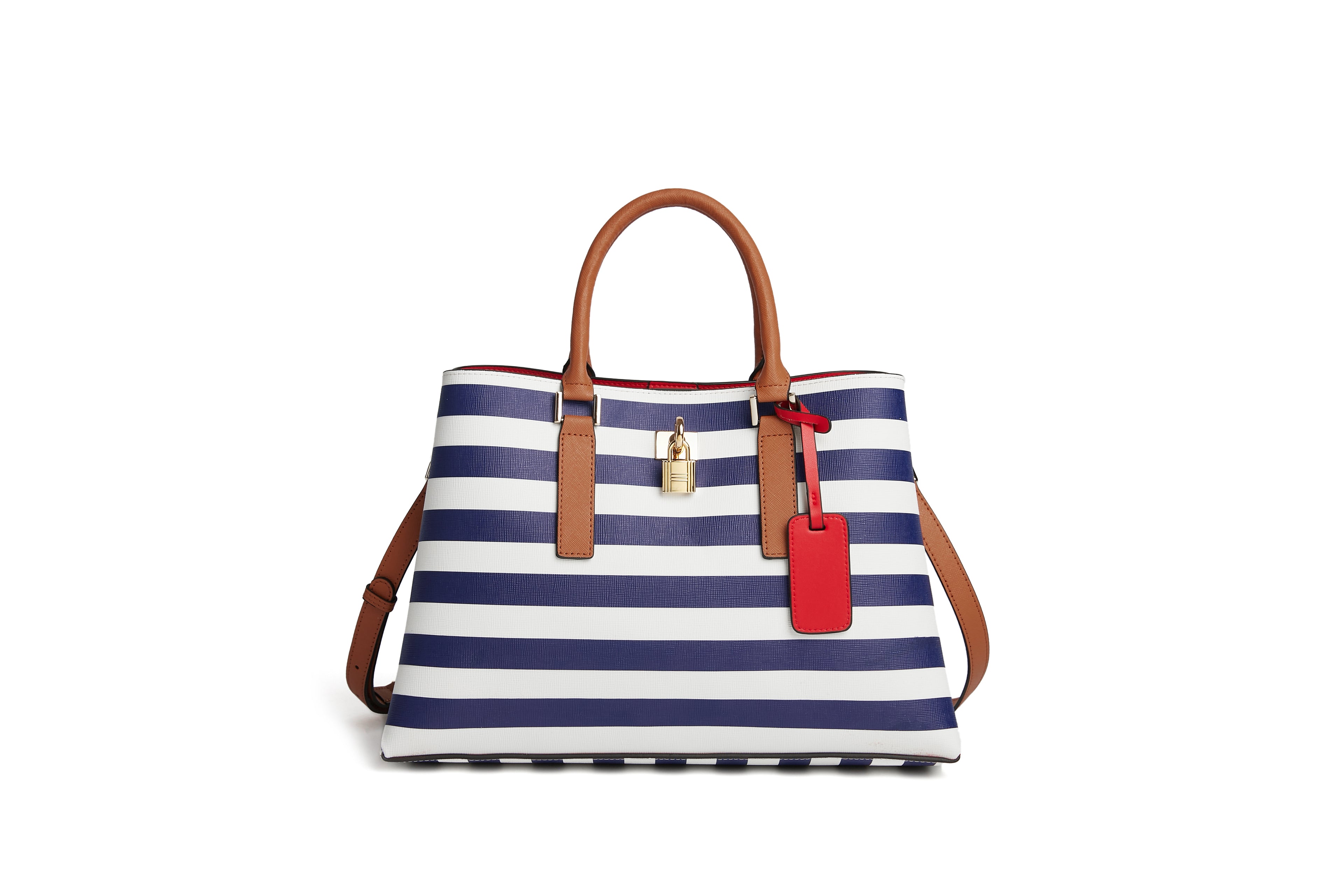 Blue mono chrome medium bag