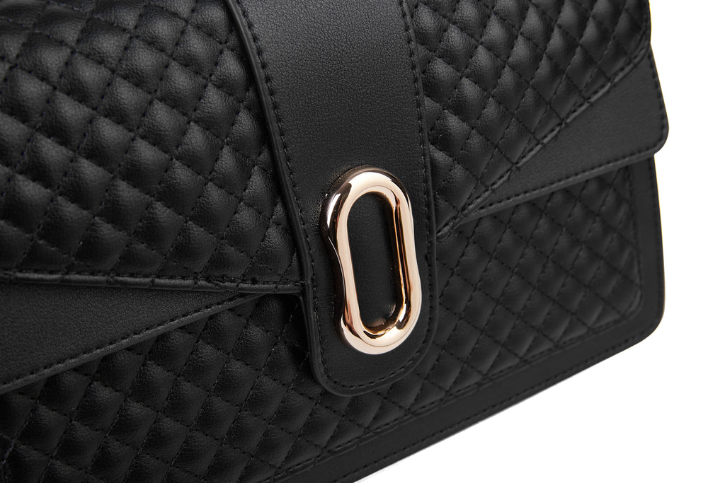Black buckle bag