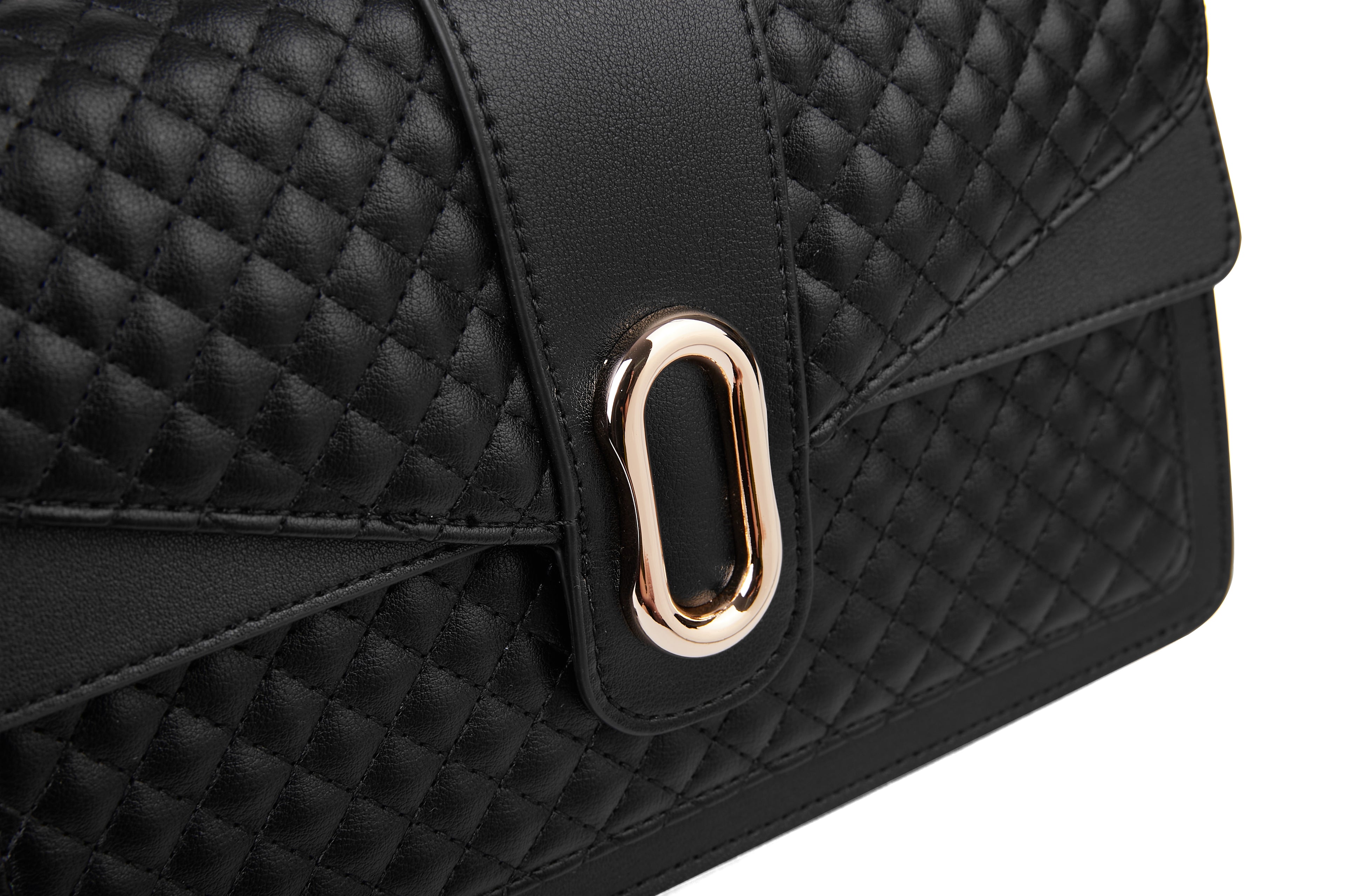 Black buckle bag