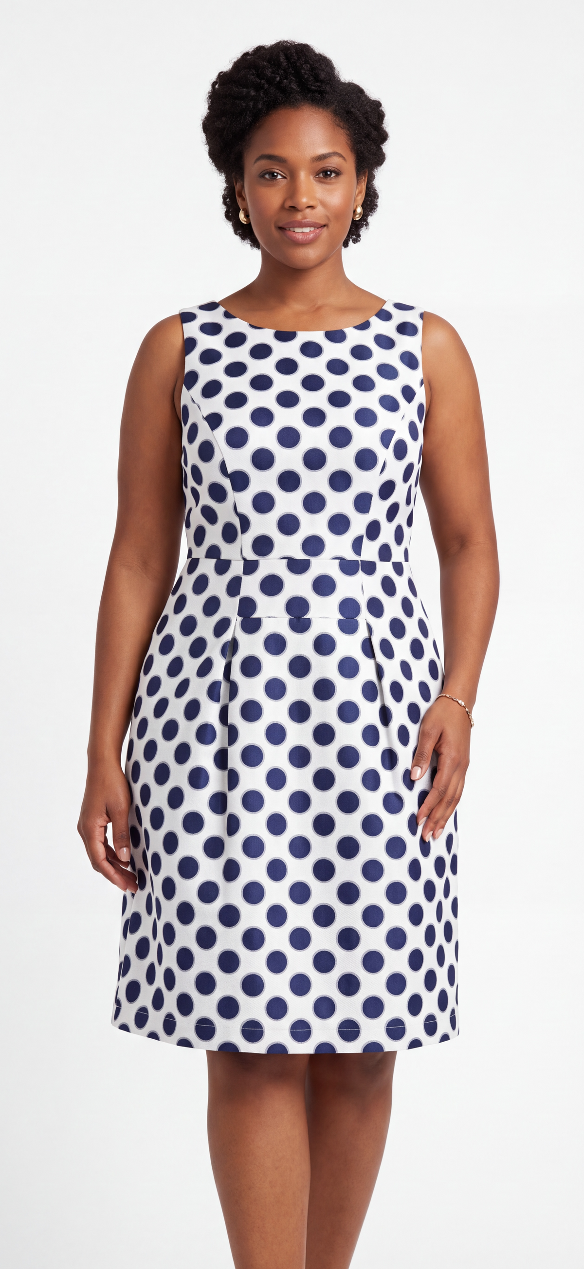 Polka dot skater dress