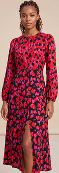 Midi print dress