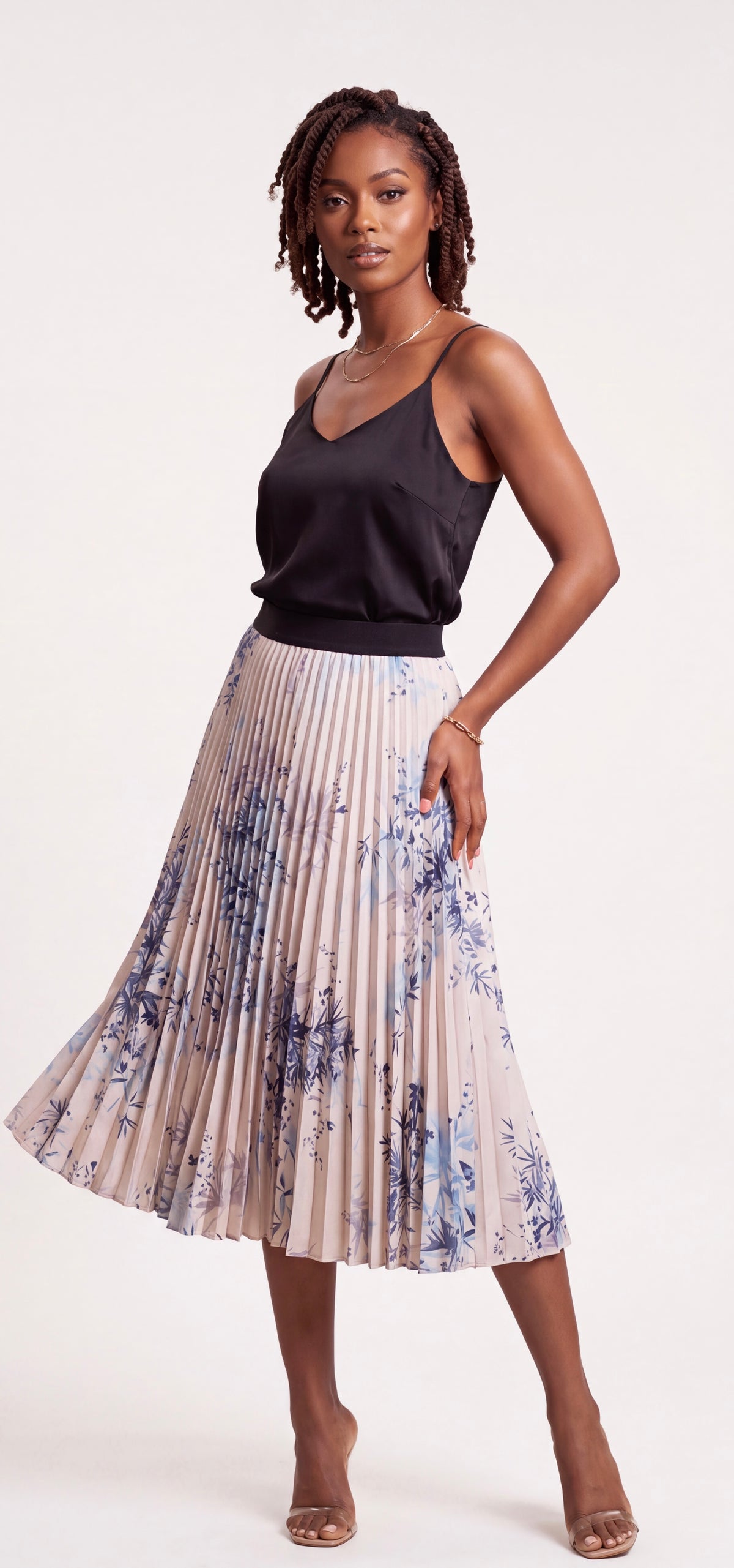 Midi skater dress