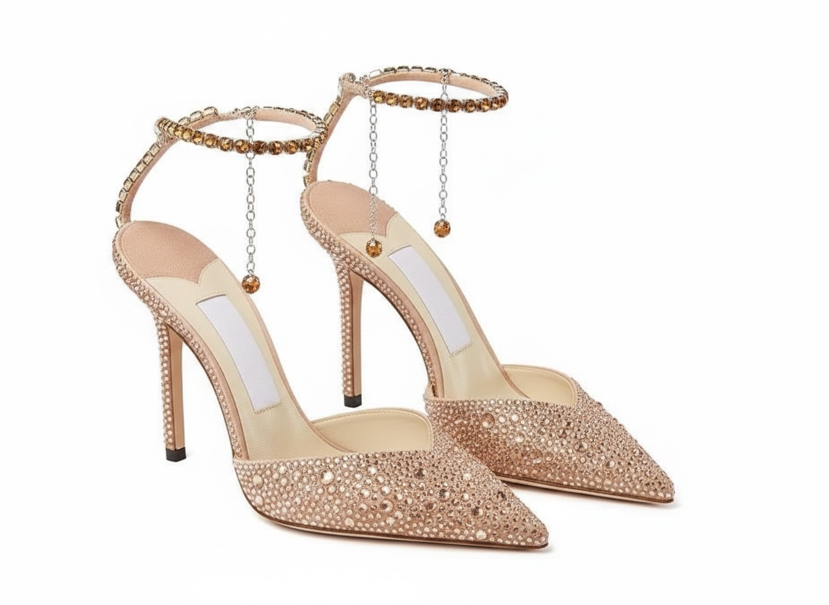 Gold dynamite heels